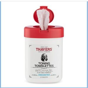 Thayers Toning Towelettes 3 pack new factory sealed